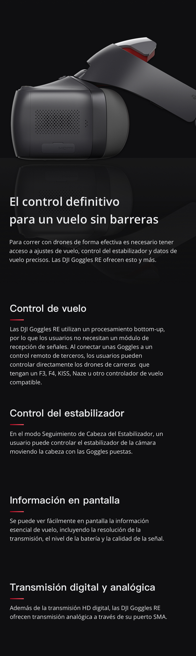 DJI GOGGLES RACING EDITION