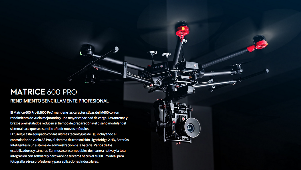 DJI MATRICE SERIES 600 PRO
