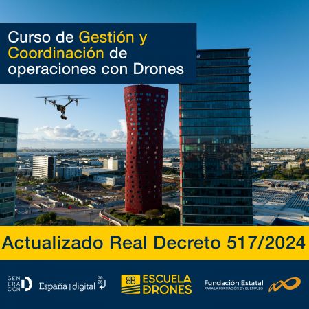 Curso de Gestión y Coordinación de operaciones con drones