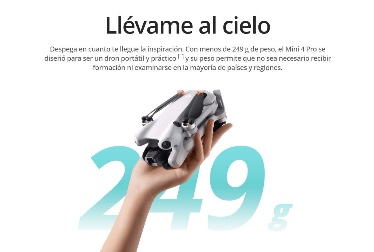 DJI MINI 4 PRO  - Grabación vertical en 4k/60 fps HDR